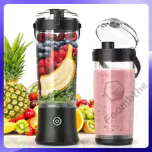 Portable USB Rechargeable Juicer Blender –380ml - Portable Juicer – Rechargeable Juicer for Smoothies & Shakes