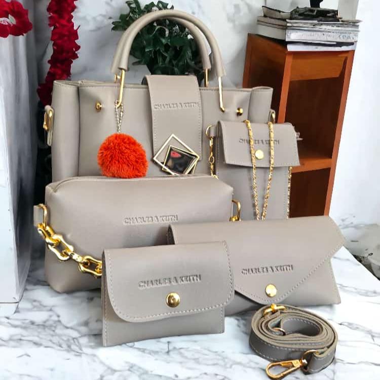Premium Quality Charles & Keith 5 Pcs Bag - Ishal Design House