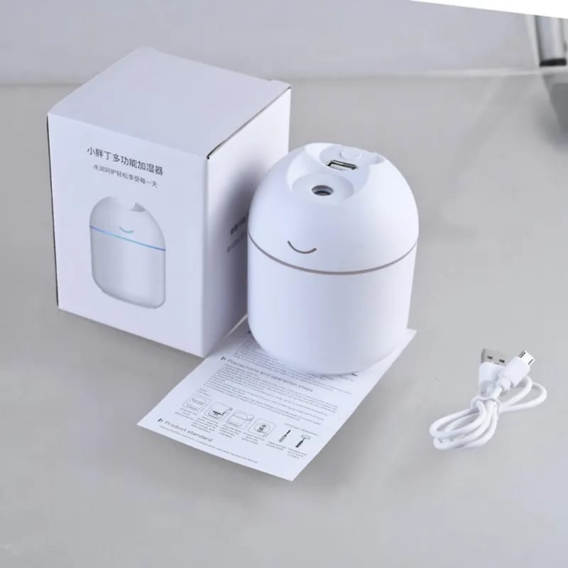 Portable Mini Air Humidifier USB Desktop-Sprayer with LED Night Lamp