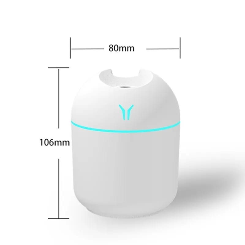 Portable Mini Air Humidifier USB Desktop-Sprayer with LED Night Lamp