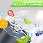 Portable USB Rechargeable Juicer Blender –380ml - Portable Juicer – Rechargeable Juicer for Smoothies & Shakes